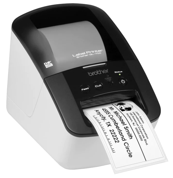 Imprimante d'étiquettes professionnelle BROTHER QL-800 - Noir & Gris