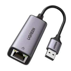 Adaptateur Ugreen Aliminium USB 3.0 vers RJ45 à 100Mbps (50922)