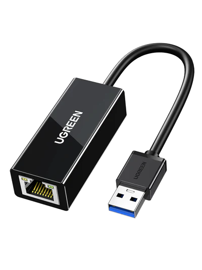 UGREEN Adaptateur USB Ethernet Gigabit USB 3.0 vers RJ45 à 1000 Mbps en  Aluminium