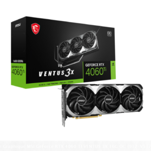 Carte Graphique MSI GeForce RTX 4060 TI VENTUS 3X 16G OC (912-V517-013)