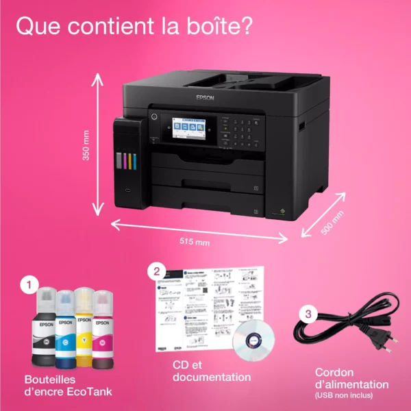 Epson EcoTank L15160 Imprimante A3+ à réservoirs rechargeables