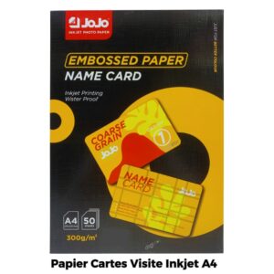 JOJO Papier Cartes Visite A4 300g Embossé Inkjet