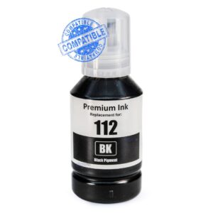 Encre Compatible Epson EcoTank 112 Noir