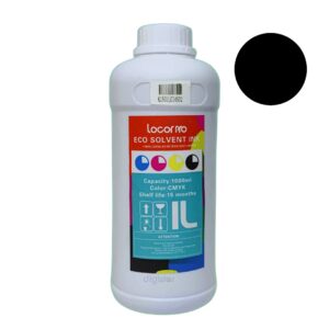 Encre Eco Solvant LOCOR PRO 1L Noir pour Traceur Grand Format