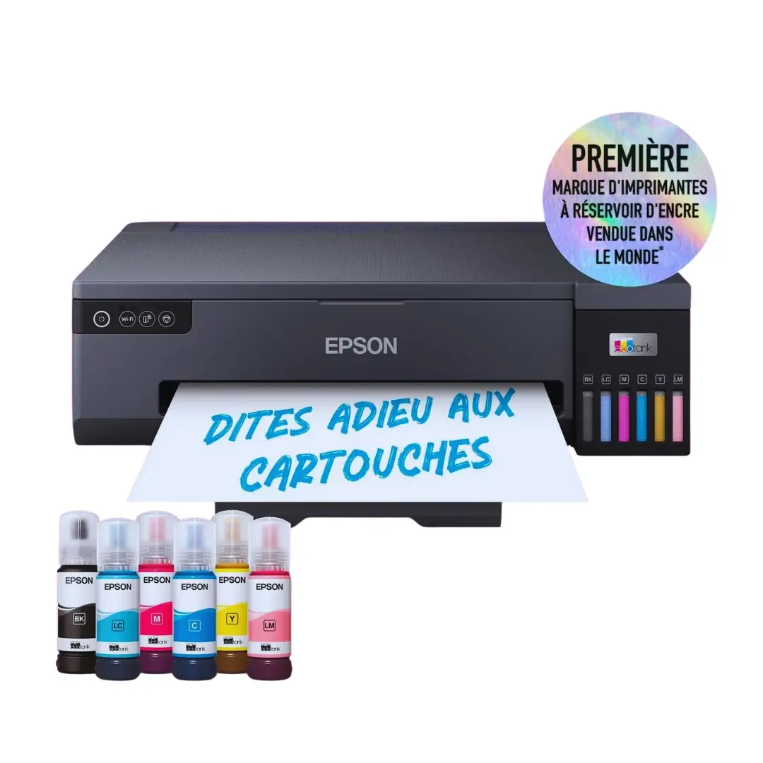 Epson EcoTank L8050 Imprimante Photo et cartes PVC