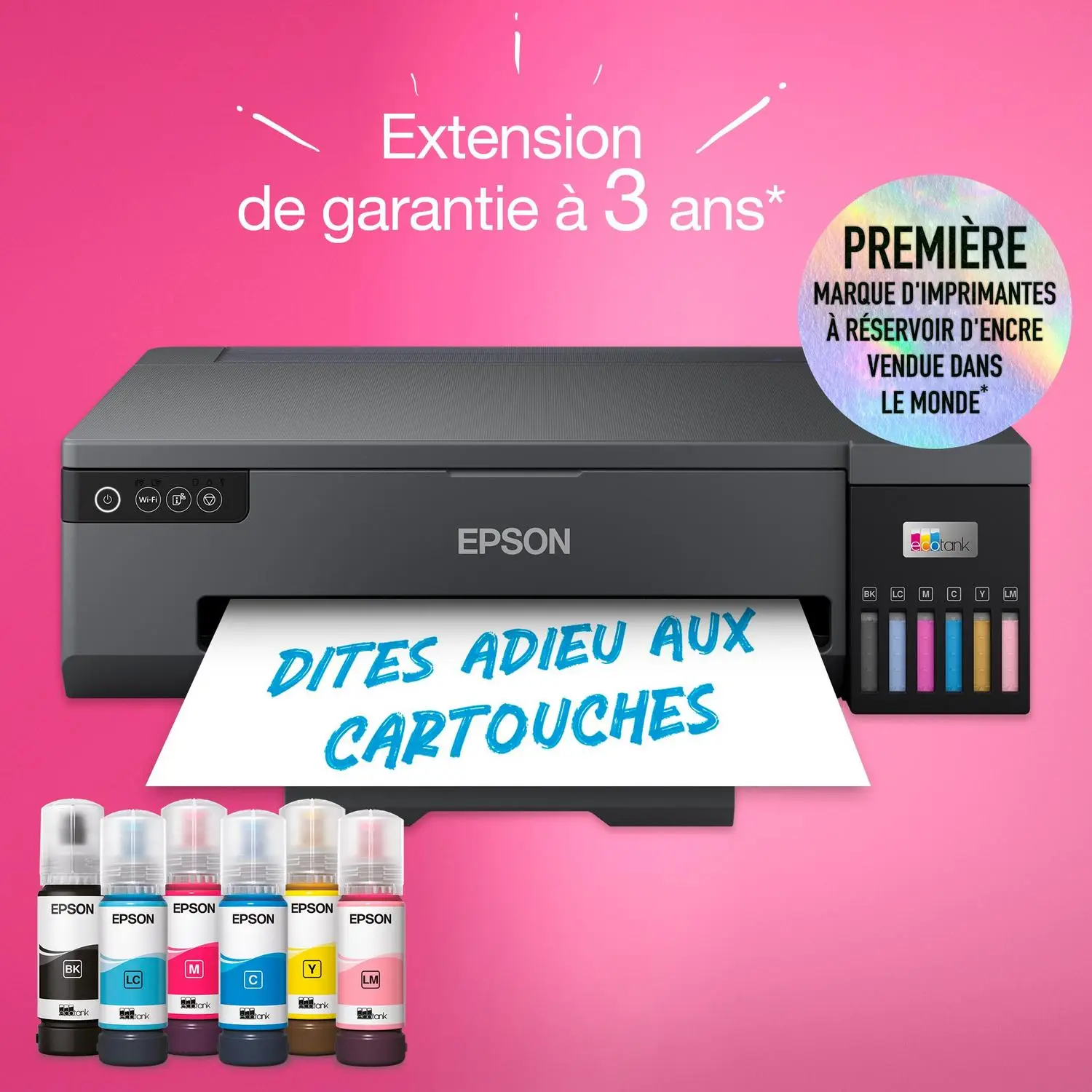 Epson EcoTank L8050 Imprimante Photo et cartes PVC