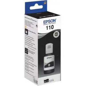 Epson 110 Noir Bouteille d'encre d'origine (C13T03P14A)