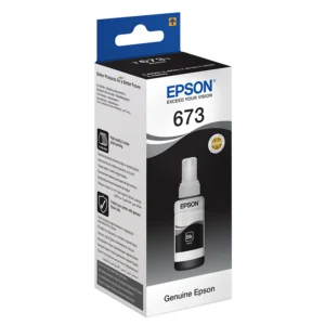Epson 673 BK (T6731) Noir Bouteille d'encre d'origine
