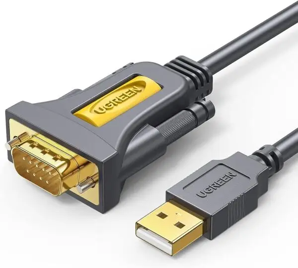 Câble Série Ugreen Câble USB 2.0 vers RS232 DB9 Mâle 1.5M (20211)