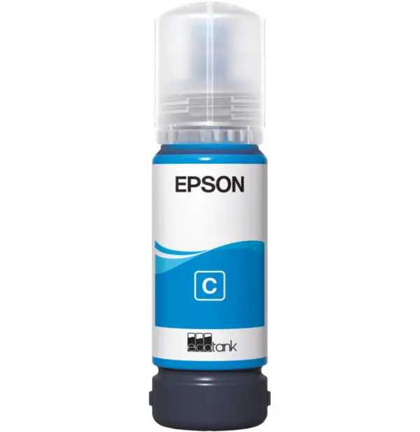 Epson 108 Cyan Bouteille d'encre d'origine (C13T09C24A)