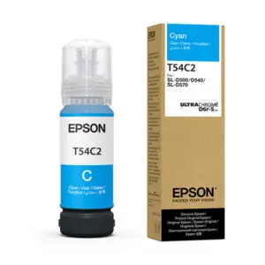 Epson T54C bouteille d’encre d’origine Cyan