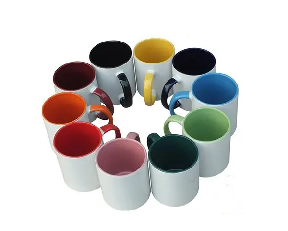 Mug sublimation intérieur coloré anse normal 330ml