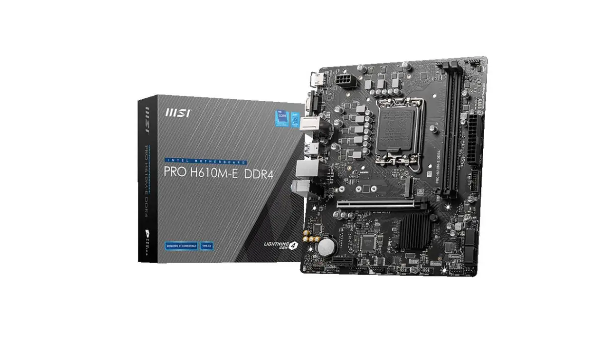 Carte Mère Intel MSI PRO H610M-E DDR4 (911-7D48-036)