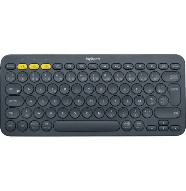 Clavier Bluetooth Multidispositif LOGITECH K380 Français (AZERTY) (920-007568)