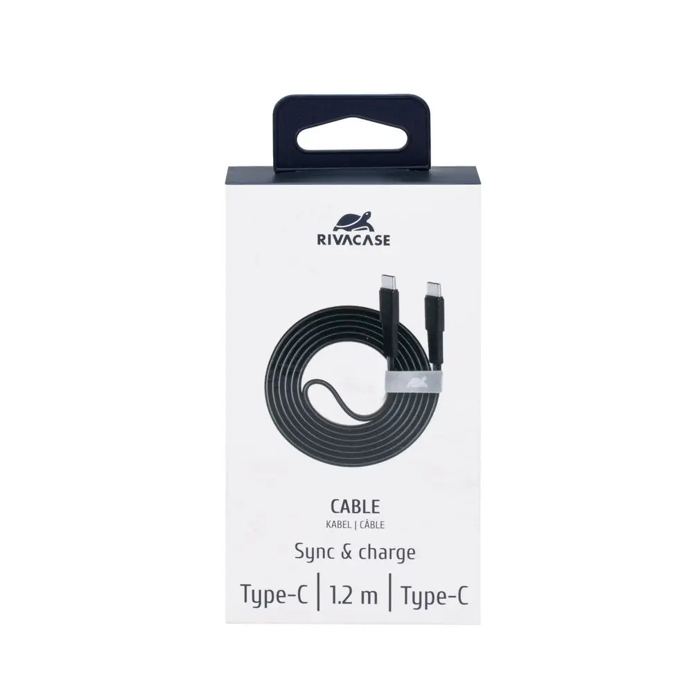 Câble Rivacase Type-C vers Type-C 1.2 mètre – Image 2