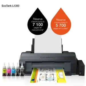 Epson EcoTank L1300 Imprimante A3+ à réservoirs rechargeables