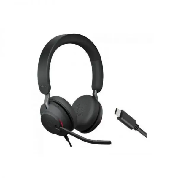 Micro-casque Jabra Evolve2 40 Duo UC USB-C SE