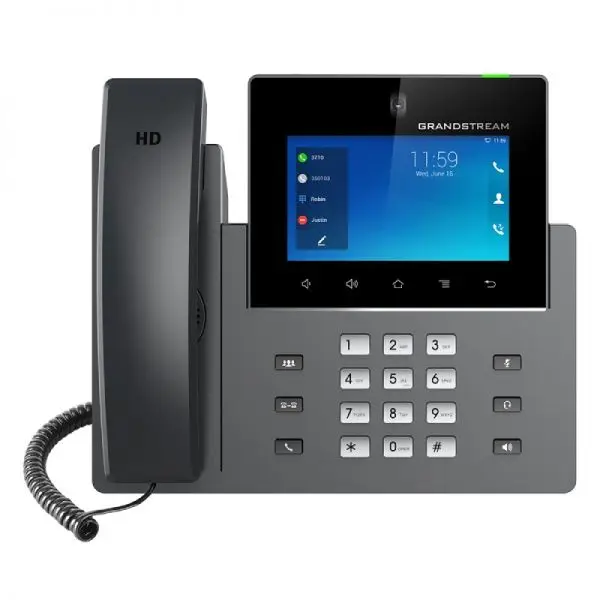 Téléphone vidéo intelligent IP à 16 lignes Grandstream GXV3350