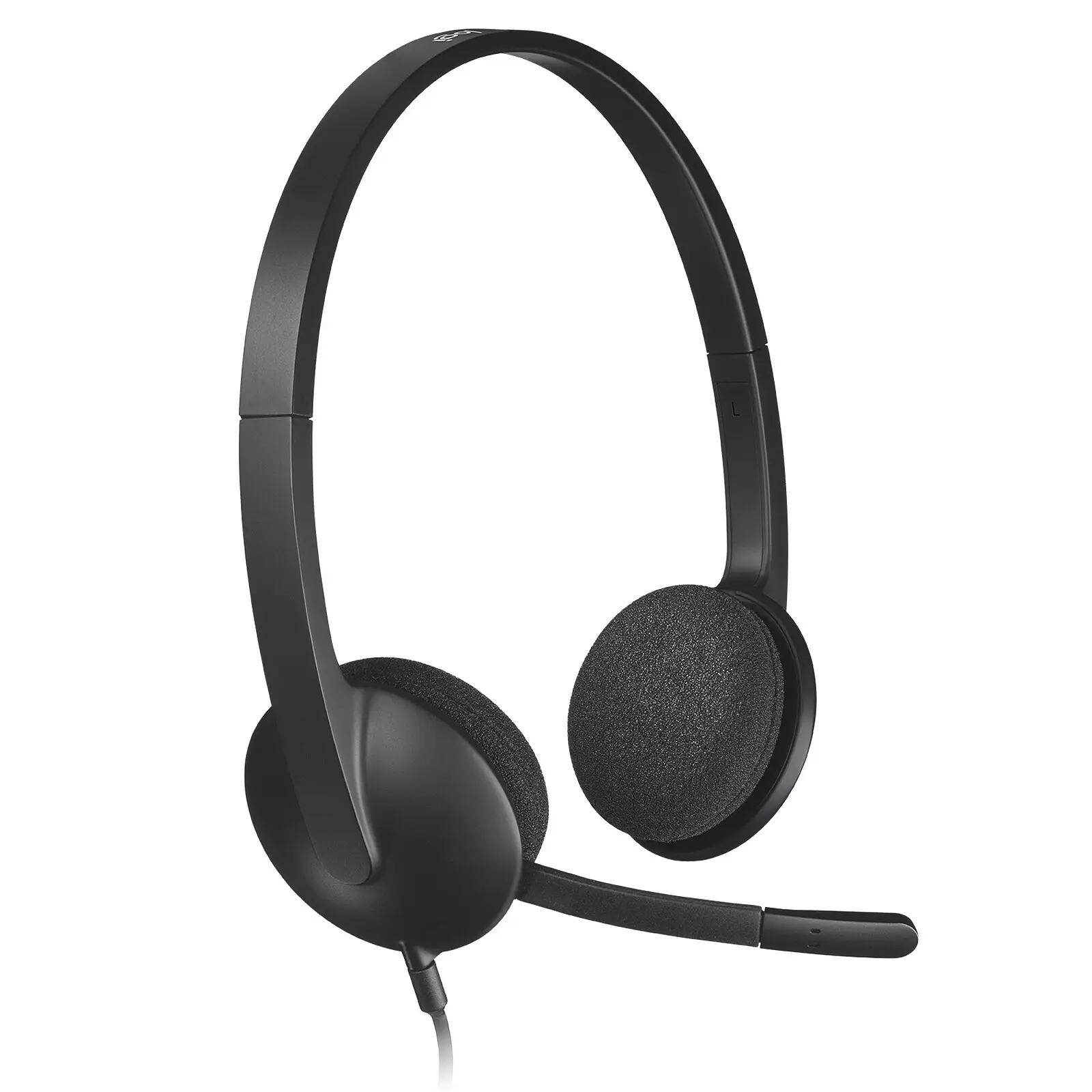 Casque Logitech H340 pour PC avec microphone anti-parasite USB