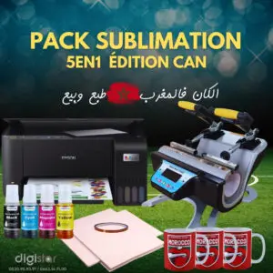 Pack Sublimation Presse mugs double station Epson L3210