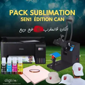 Pack Sublimation Presse Casquette Epson L3210