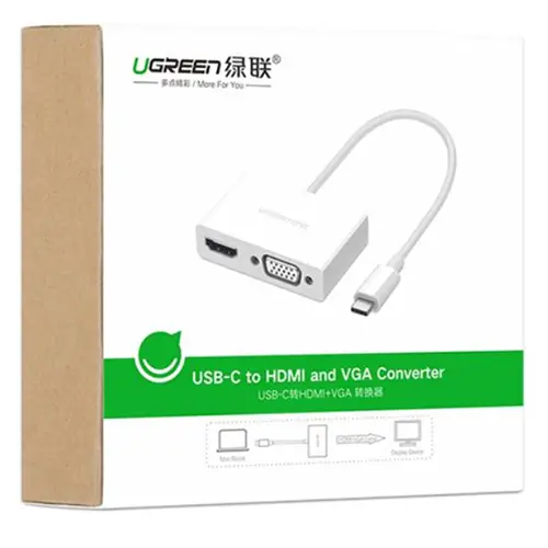 Adaptateur Ugreen convertisseur vidéo USB Type C - HDMI VGA 30843 – Image 4