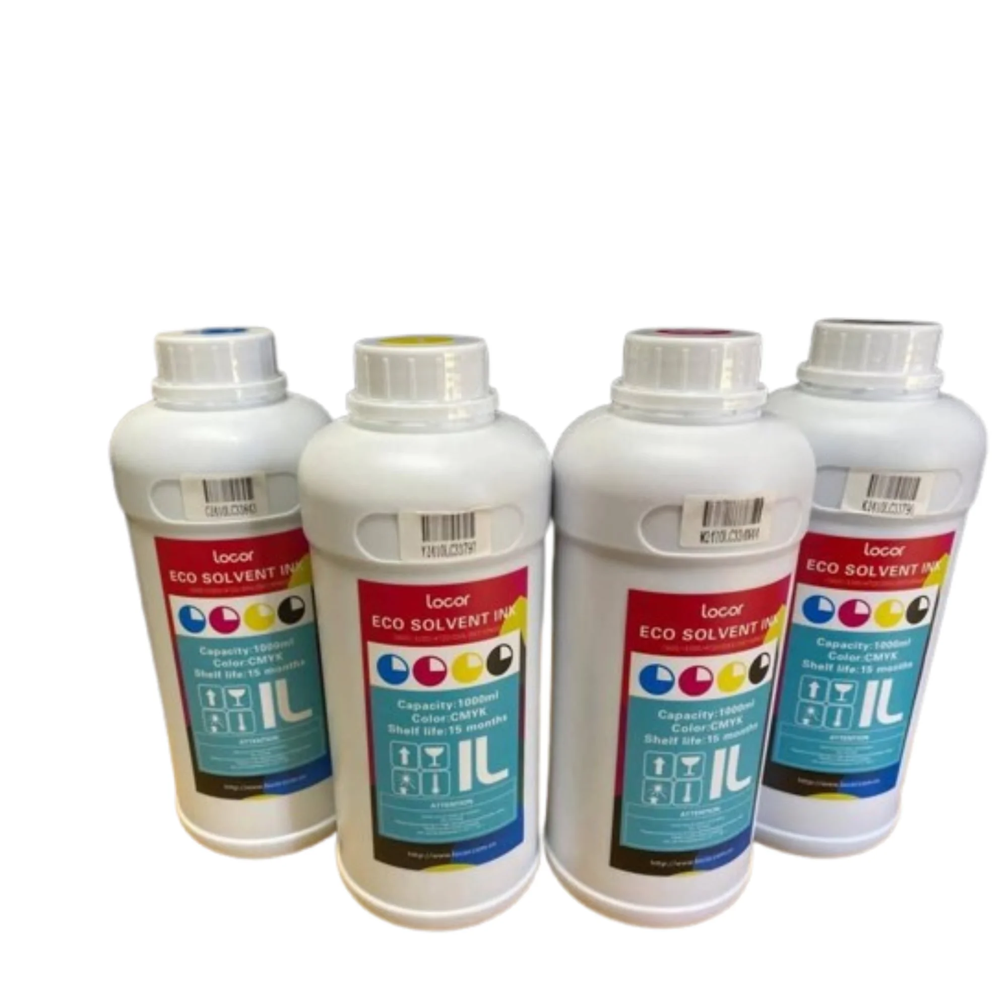 Pack Encre Éco-Solvant LOCOR PRO 1L Pour Traceur