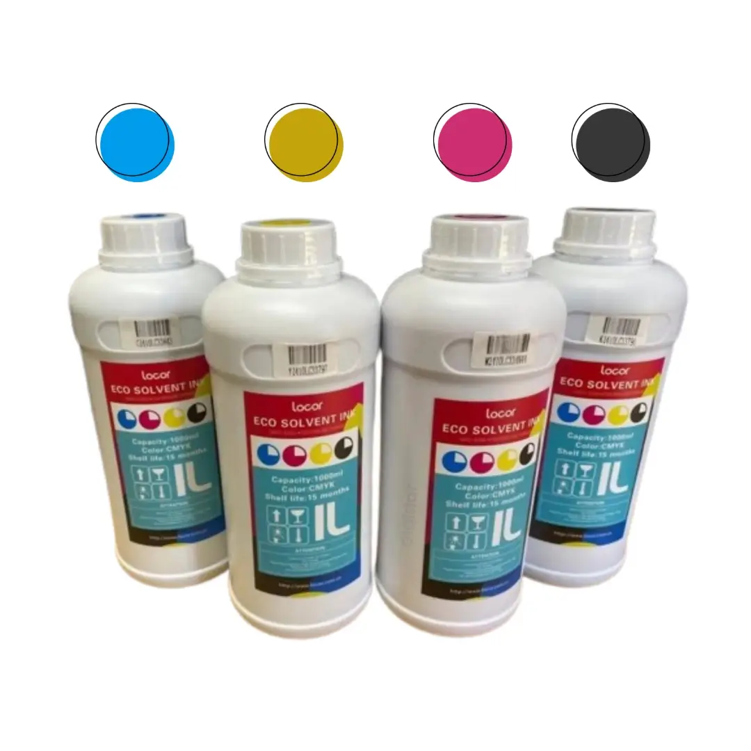 Pack Encre Éco-Solvant LOCOR PRO 1L Pour Traceur