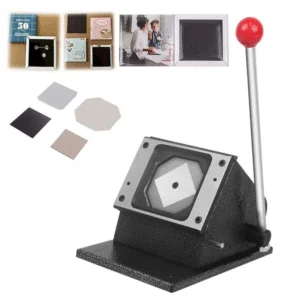 machine paper cutter pour magnet image 50x50 mm
