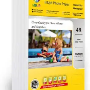Papier Photo Inkjet MR.R Glossy 240g/m² – 10x15 cm – 100 Sheets