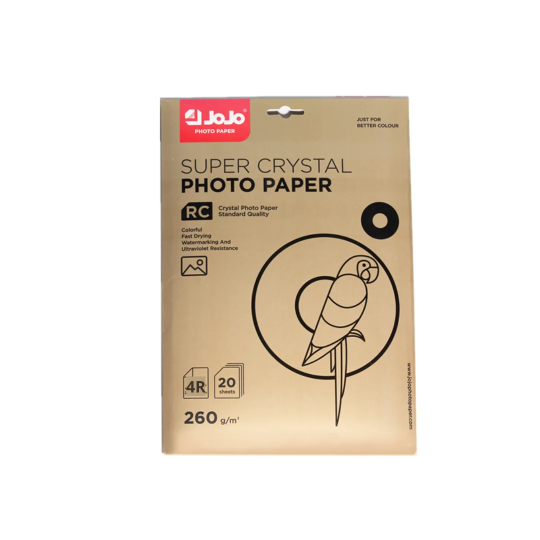 Papier Photo JoJo RC Glossy 260g/m² – 100 Feuilles | Haute Qualité