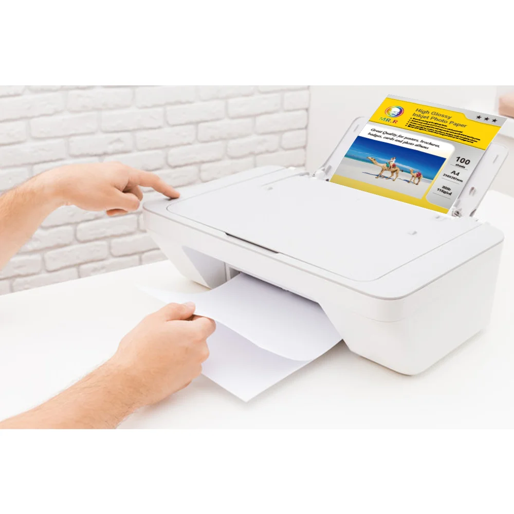 Papier Photo Inkjet MR.R Glossy 260g/m² – 10x15 cm 4R – 100 Sheets – Image 4