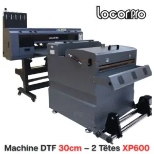 Machine DTF 30cm LocorPro – Double Tête XP600 avec Four