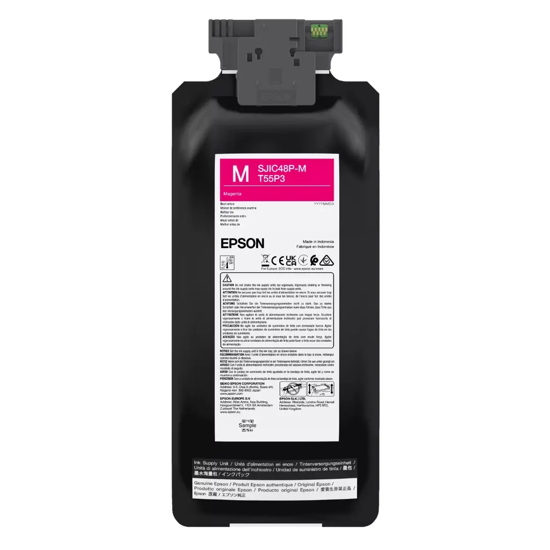 Cartouche d'encre Magenta Epson ColorWorks C8000 - C13T55P340