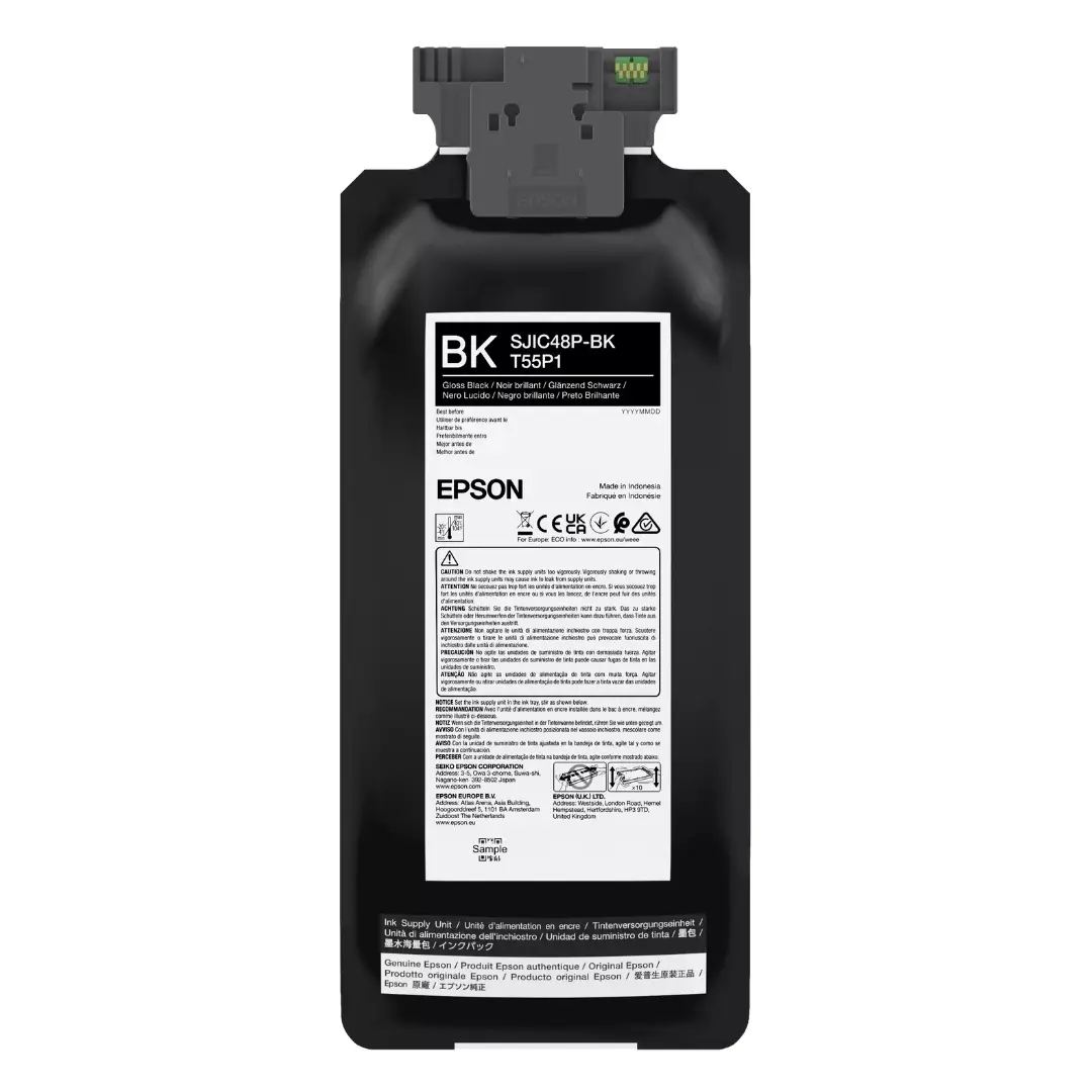 Cartouche d’encre Gloss Black Epson ColorWorks C8000 – C13T55P140 – Image 3