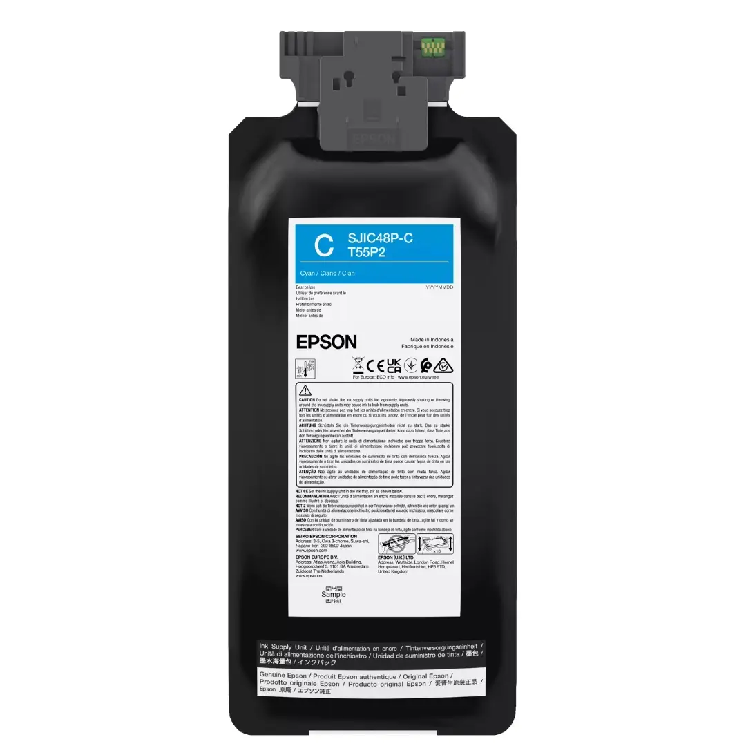 Cartouche d’encre Cyan Epson ColorWorks C8000 – C13T55P240