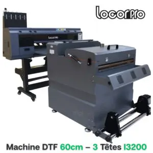 Machine DTF 60 cm LocorPro – Triple Tête I3200 avec Four
