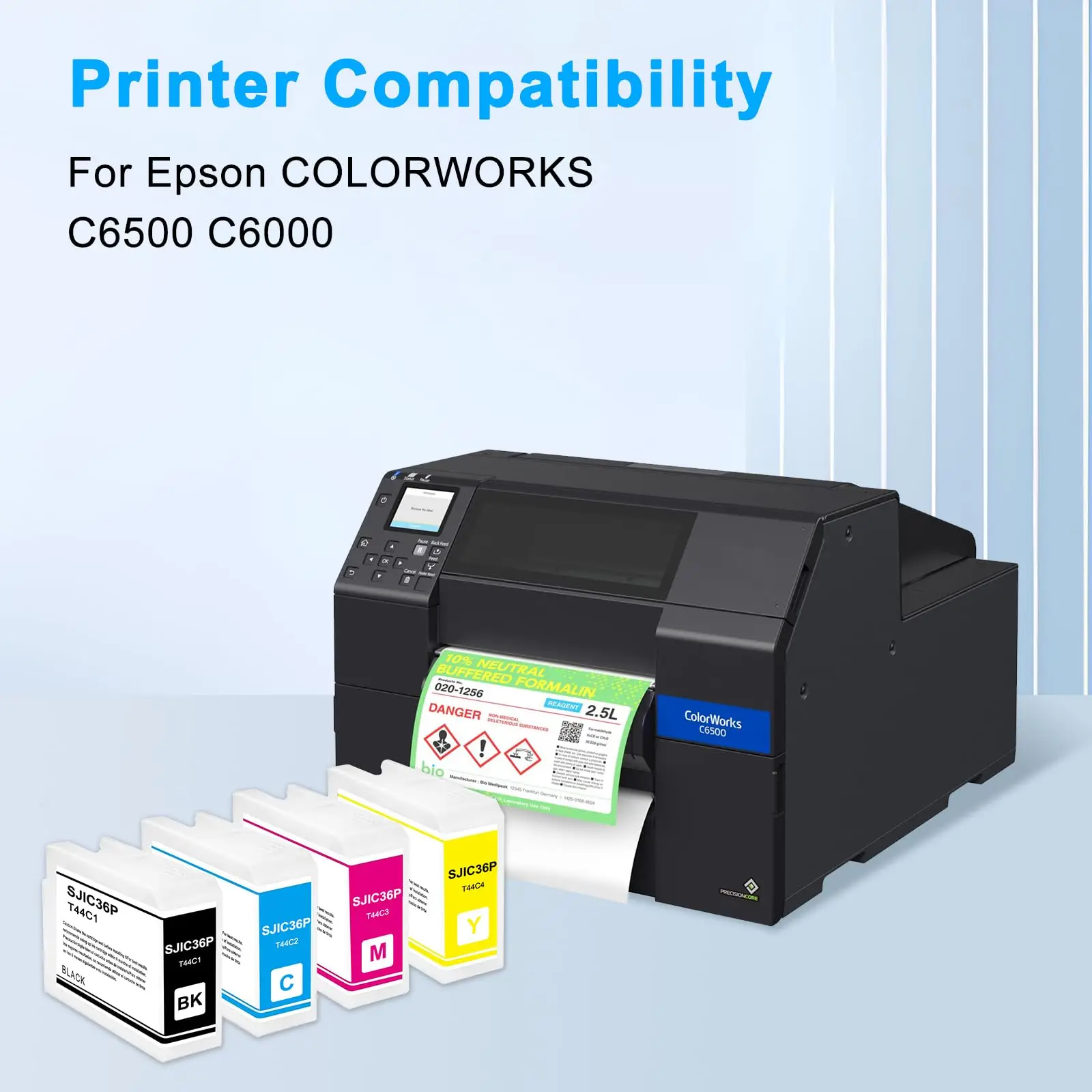 SJIC36P(Y) Epson Yellow ColorWorks C6000/C6500 C13T44C440 – Image 4