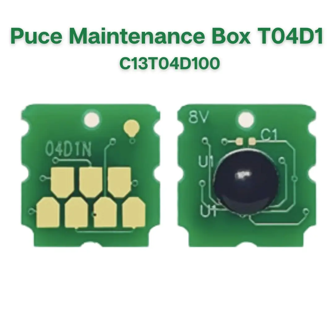 Puce Chip maintenance box T04D1 compatible Epson C13T04D100