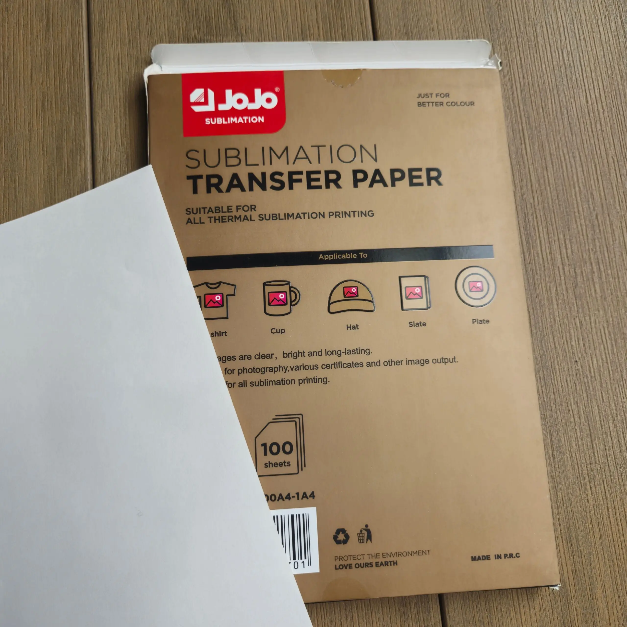 Papier de Sublimation A4 JoJo Transfer Paper Haute Qualité – Image 3