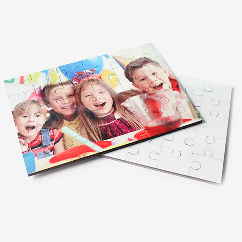 Puzzle en Bois MDF Sublimation A4 Vierge