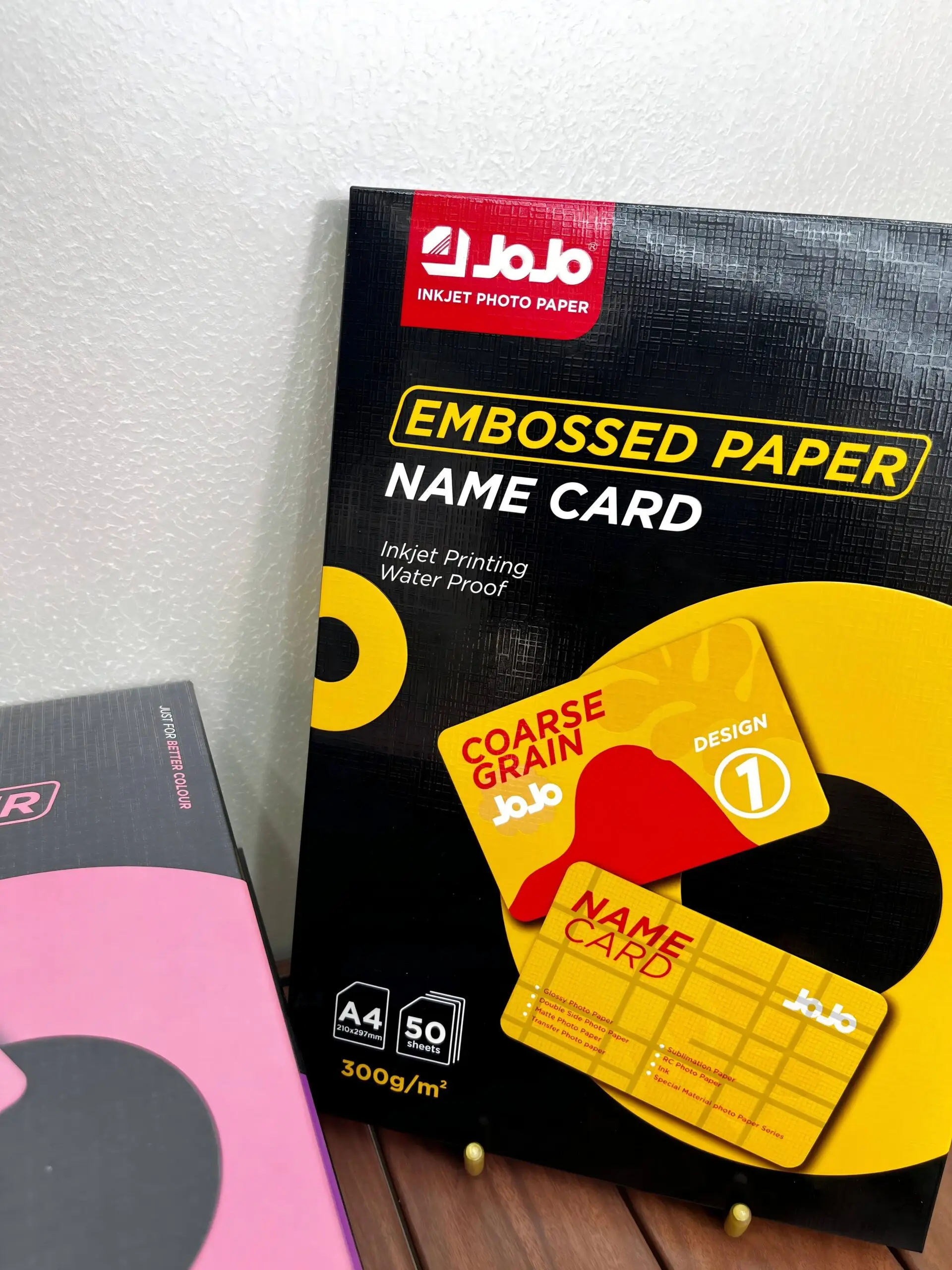 JOJO Papier Cartes Visite A4 300g Embossé Inkjet – Image 5