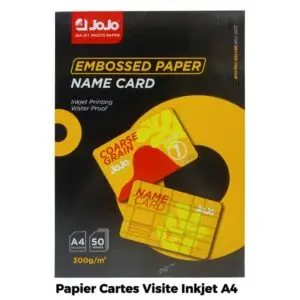 JOJO Papier Cartes Visite A4 300g Embossé Inkjet