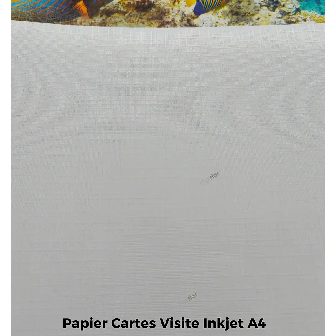 JOJO Papier Cartes Visite A4 300g Embossé Inkjet – Image 6