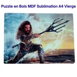 Puzzle en Bois MDF Sublimation A4 Vierge