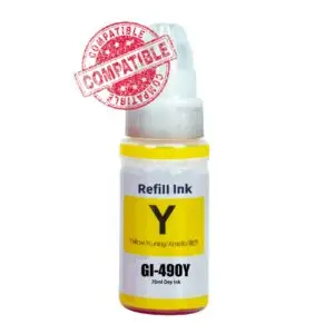 Encre Compatible Canon GI-490 Yellow