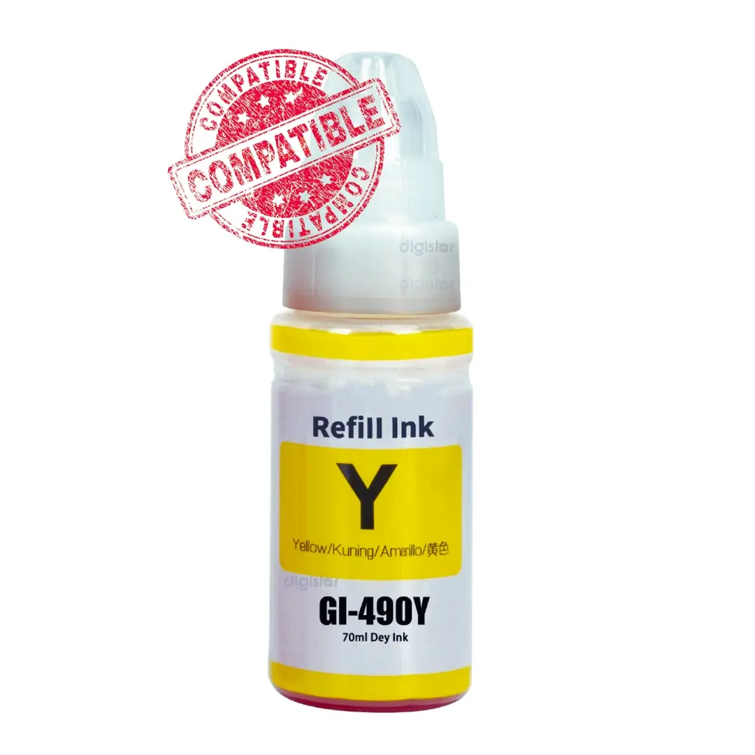 Encre Compatible Canon GI-490 Yellow