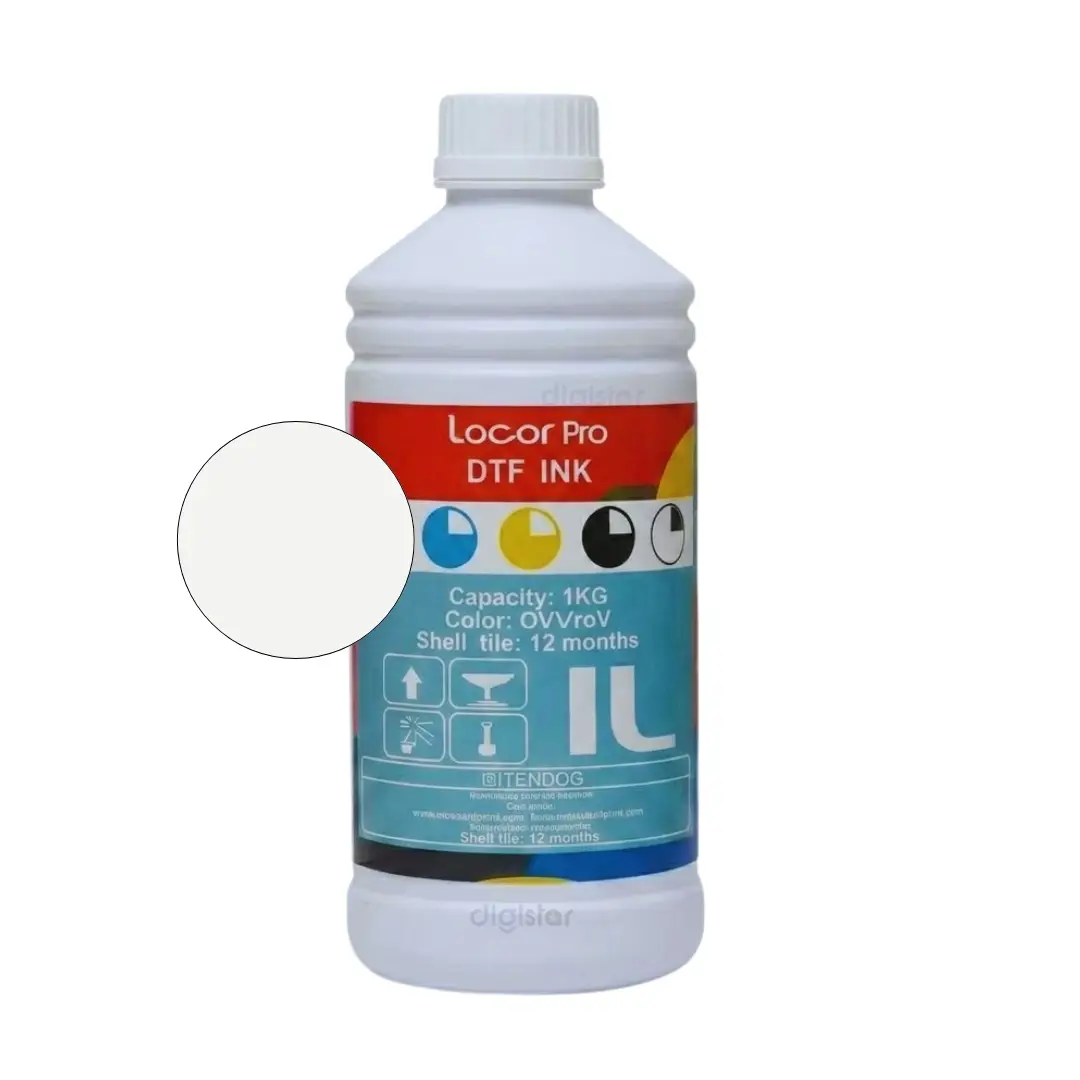 Encre DTF LOCOR PRO 1L White pour Imprimante DTF