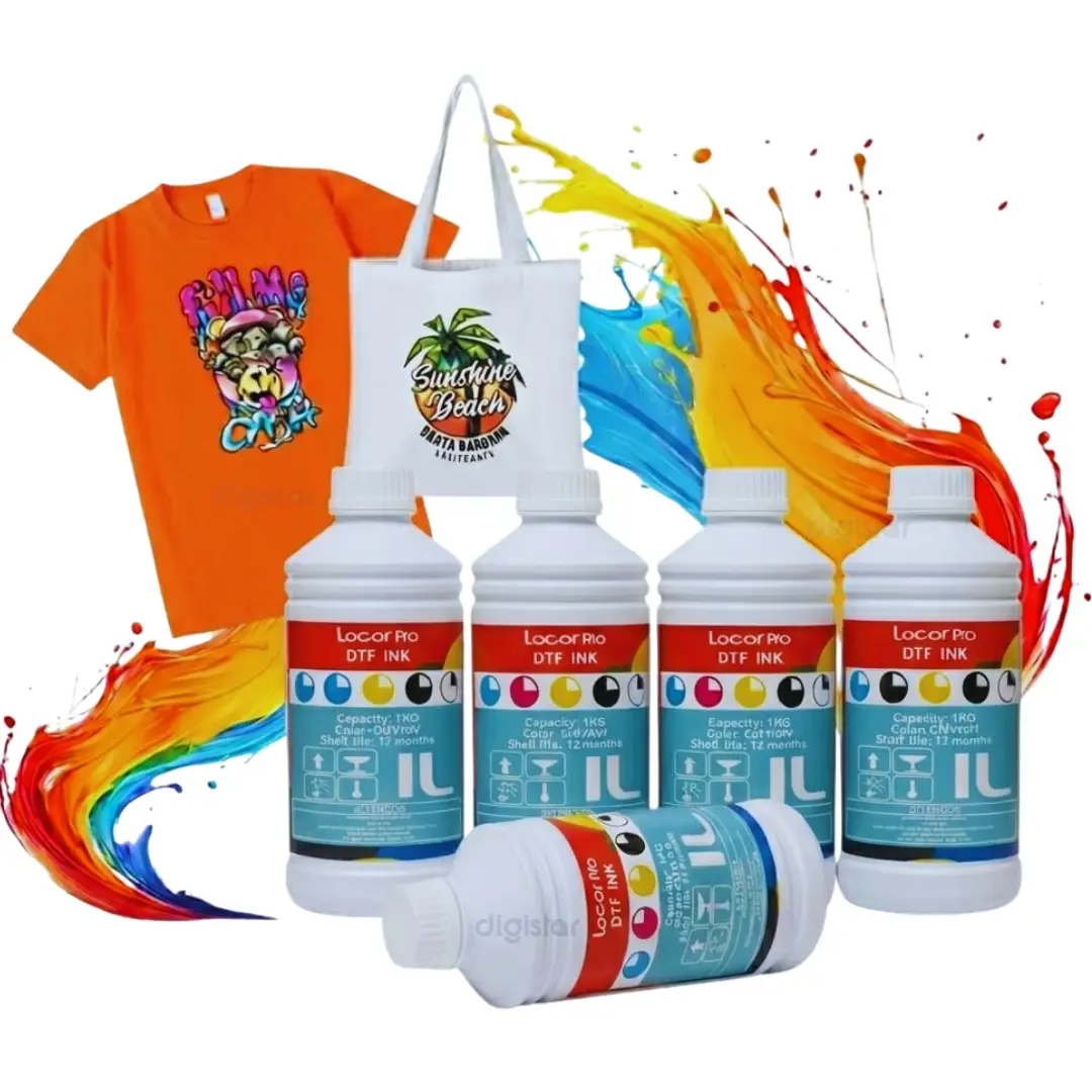 Encre DTF LOCOR PRO 1L Magenta pour Imprimante DTF