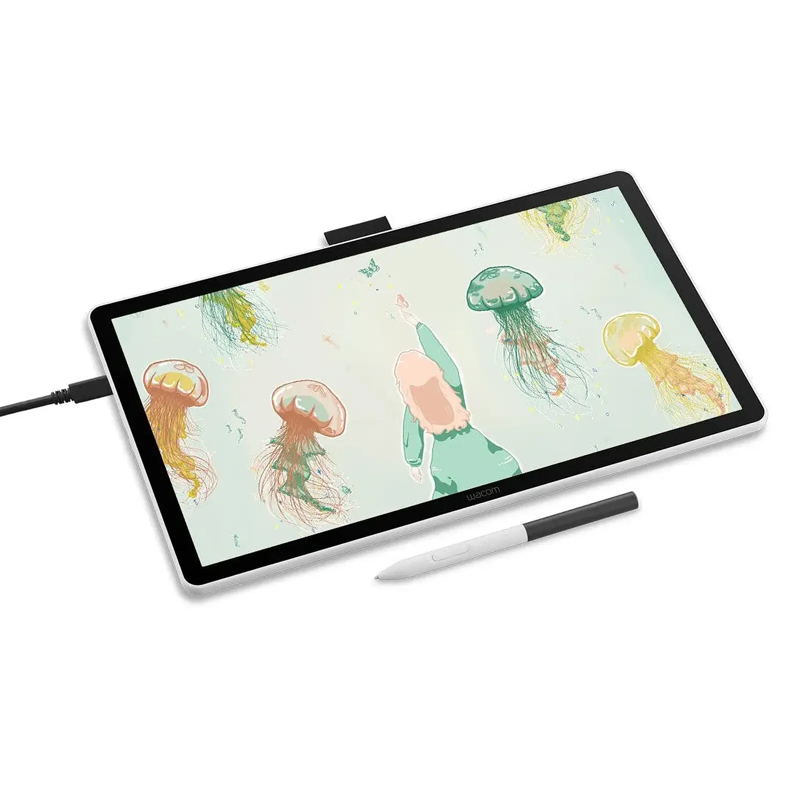 Tablette Graphique Wacom One 14 avec Écran Full HD 14" et Stylet DTC141W0 – Image 2